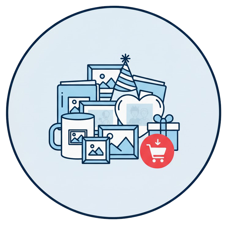 Összes ajándéktárgy ikon