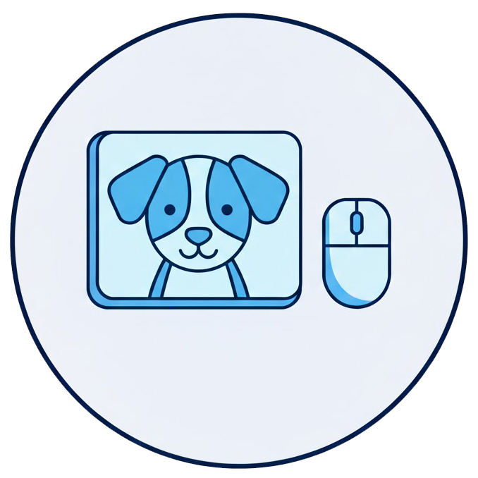 Fényképes egérpad, egyedi egérpad ikon