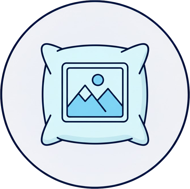 Fényképes párna, egyedi párna ikon