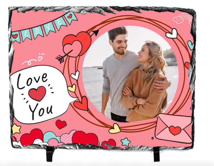 Fényképes Fotókő (15x21)  -  Valentin - L04